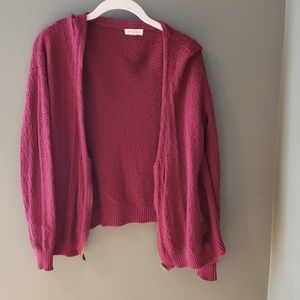 Zip up urban sweater